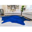 Tapis bleu en peau de vache Beveridge