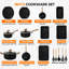 18 - Piece Non-Stick Aluminum Cookware Set