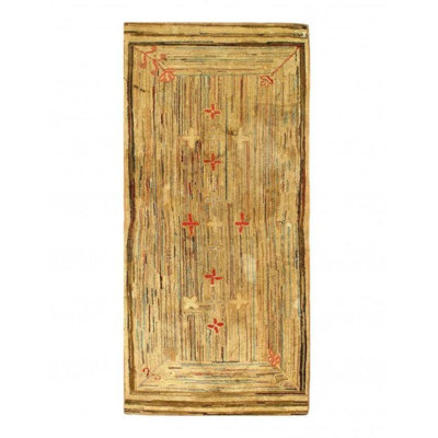 Floral Area Rug in Beige