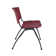 Table gigogne d'appoint Nevjana, 2 chaises empilables