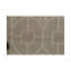 Cotton Geometric Area Rug in Beige