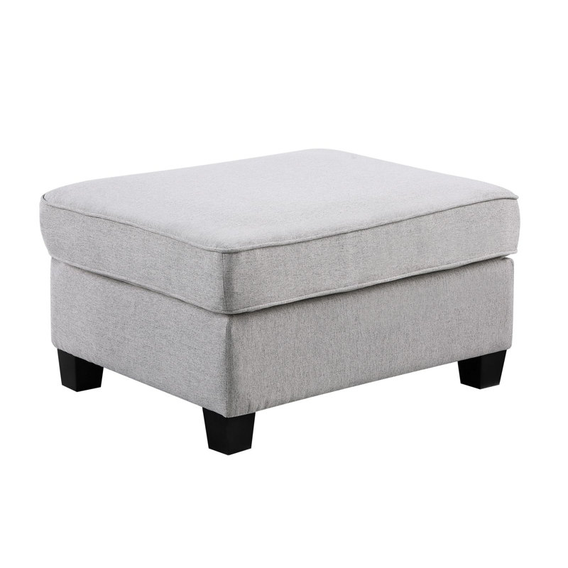 Repose-pieds Kettner, Mélange de lin gris foncé