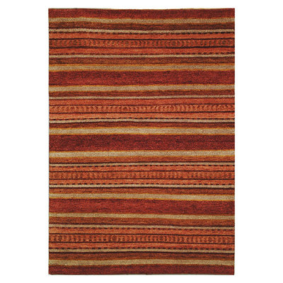 Selaro Wool Pile Striped Rug