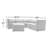 Big Joe Patio 6 Piece Outdoor Sectional-62239566