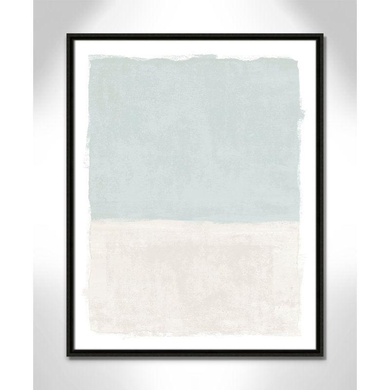 «Ocean Tides I Print» par Natalie Carpentieri, 23.5'' W x 29.5'' H, Flottant espresso