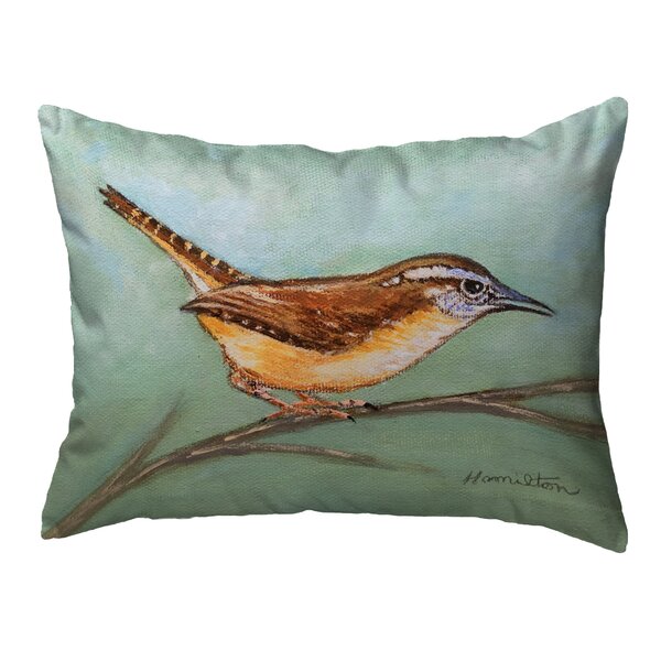 Betsy Drake Interiors Indoor/Outdoor Reversible Throw Pillow | Wayfair