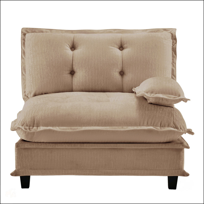 Canapé modulaire 73 en chenille 73 RSF - Brun clair, personnalisable et adaptable à n'importe quelle taille de pièce et disposition