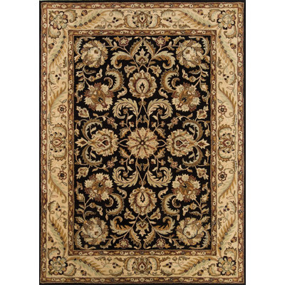 Osblek Hand Tufted Wool Oriental Indoor Rug