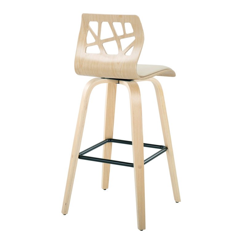 Contemporary Fixed-Height Barstool