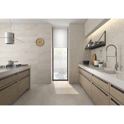 Falcon Beige 12" x 24" Stone Look Porcelain Floor & Wall Tile