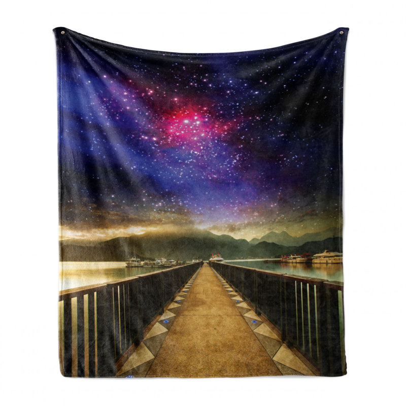 Hand Woven Throw Blanket, 50" W x 70" L
