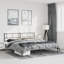 Structure de lit en métal Lydian, acier robuste, sans matelas-1541869842-1541869844