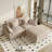 Slipcovered Upholstered Modular Sofa With Ottoman-112680361-110374986