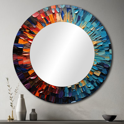 Coloré disque vinyle mosaïque I - disques vinyle