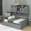 Lit de jour en bois avec hydraulique, armoire et tablette-2137799886-2137799884
