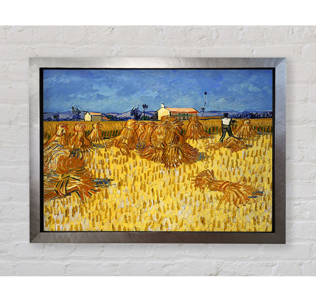 Maisernte in der Provence von Vincent Van Gogh - Einzelne Bilderrahmen Kunstdrucke