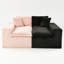 Stylish Color - Block Turtle Velvet multifonctionnel, arrangement flexible dans différents espaces, expérience d'assise confortable, qualité de construction pour une vie confortable, arrangement simple, ergonomique