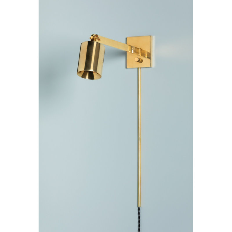 HIGHGROVE Plug-in Sconce by Mark D. Sikes, Aged Brass