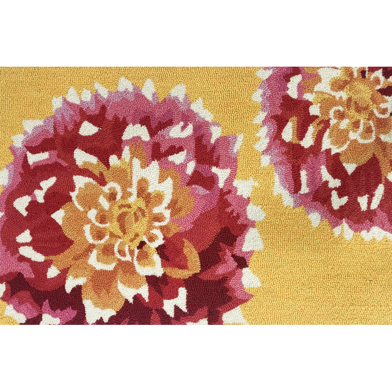 Jaune héritage Dahlia_25824, Rectangle 2 pi 6 po x 4 pi