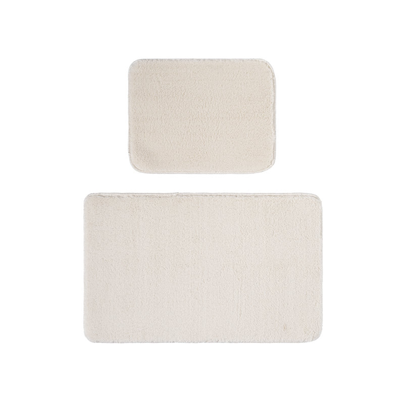 Aria Bath Mat, Cream