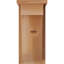 Corbeau brut Huntwood avec plaque arrière, l 8 po x P 10 po x H 18 po, cèdre rouge de l'Ouest-32533349-32533387-32532643