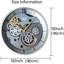 Horloge murale industrielle avec engrenages mobiles Steampunk-729901067