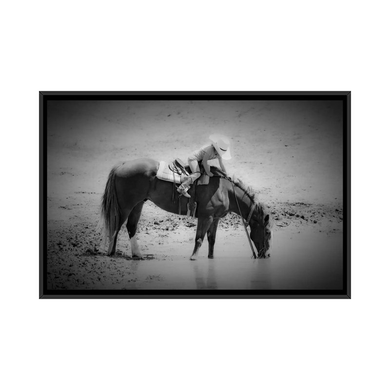"Refresh" par Dan Ballard, reproduction de photo sur toile, Toile avec cadre noir, Pas de tapis, H 32 po x l 48 po x P 1,5 po