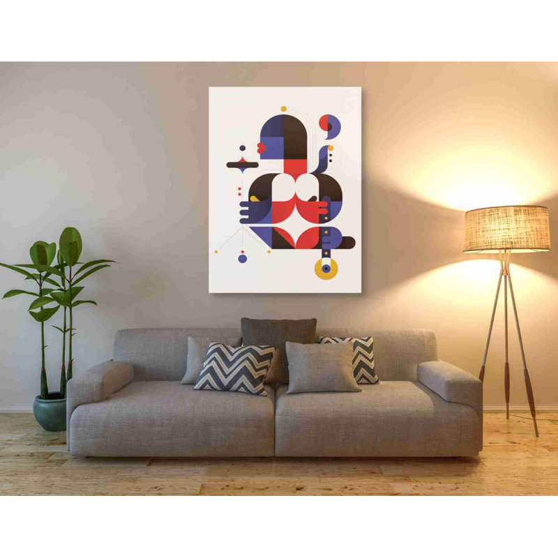 «Chameleon» par Antony Squizzato, impression sur toile tendue, H 54 po x l 40 po x P 1,5 po