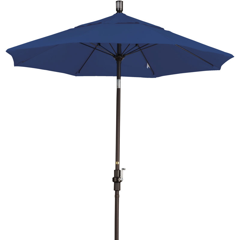Parasol de marché 7,5 pi Brent, Toile performance saphir