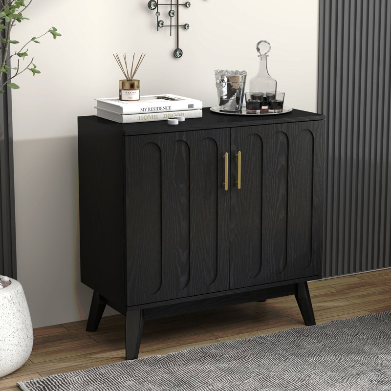 Buffet Mid Mid Century, Noir
