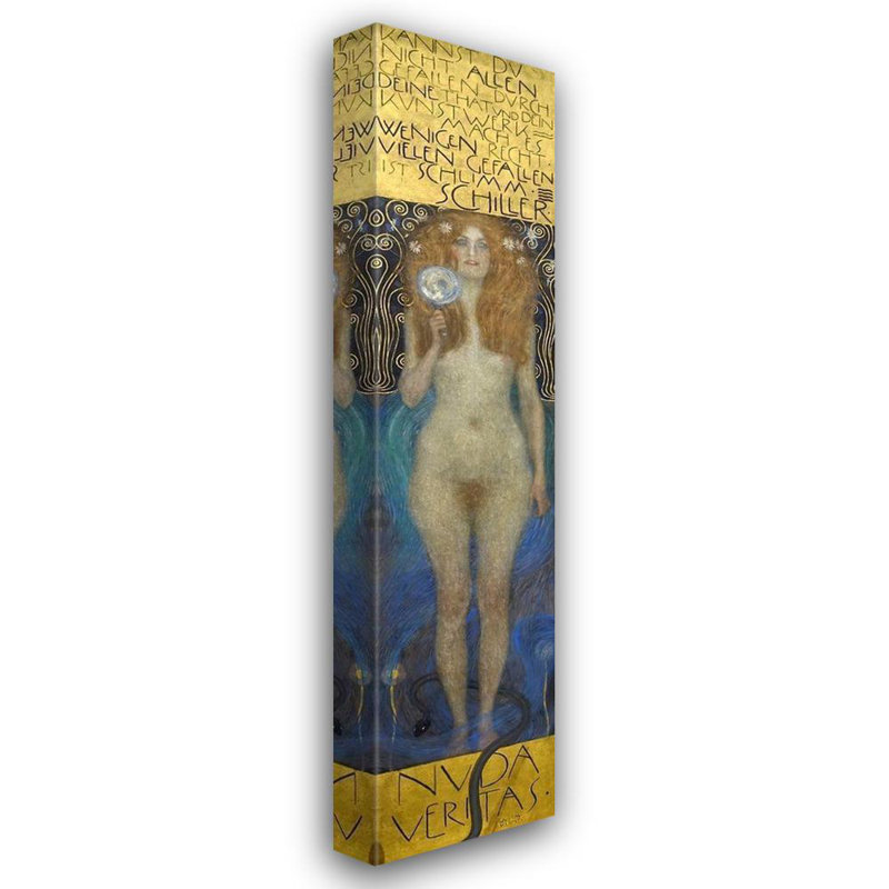 Astoria Grand Klimt, galerie d'art Gustav, art: Nuda Veritas, H 40 po x l 12 po