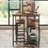 Kitchen Island with Stools, Dining Table Set with Storage and Power Outlet