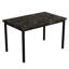 4 chaises de salle à manger avec structure en acier soudées - 5 pièces