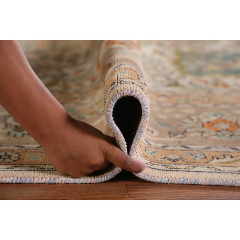 Tapis traditionnel en laine fait à la main 10 x 13