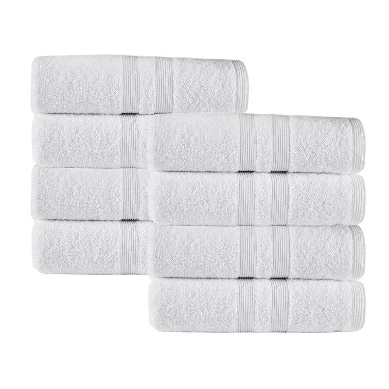 Serviettes en coton Allure, Blanc
