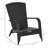 Alaizah Outdoor Rattan Adirondack Deck Chair Armrest Lounge Chair w/ Cushion-2049028215-2049028214