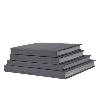 Linen Wrapped Coffee Table Stack