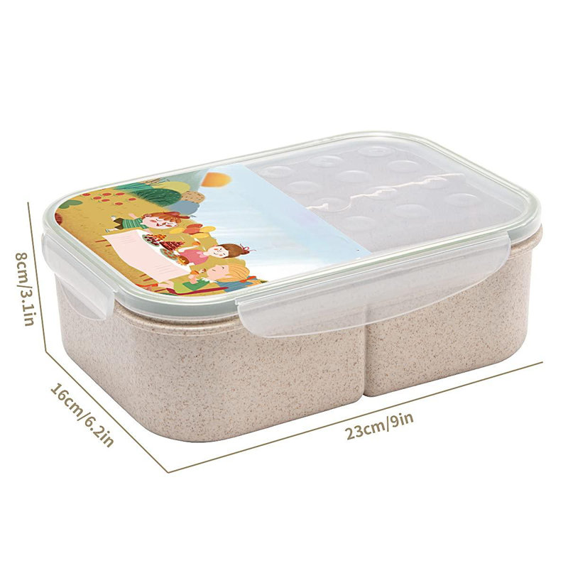 Boîte à bento, 1900 ml (blanc)