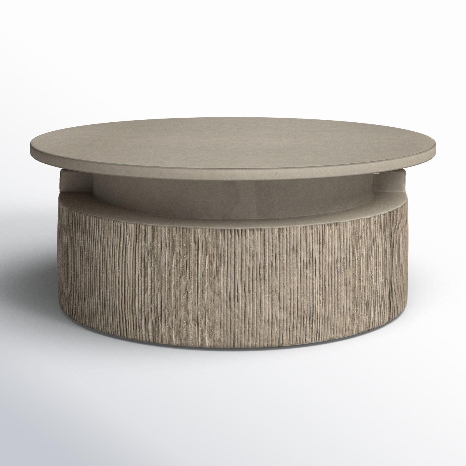 Boise Stone Outdoor Table, 40.25" W x 40.25" L x 16" H
