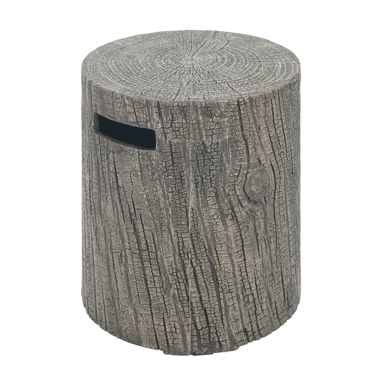 Porte-réservoir / table d'appoint MGO 16 x 20 po, gris clair, Gris clair