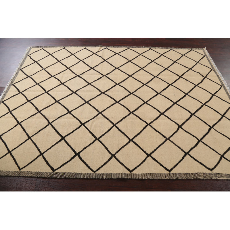 Tapis kilim en laine Natural Dye Trellis
