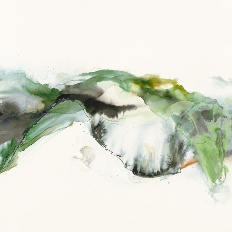 Green Terrain I - Wrapped Canvas Print, 30cm H x 30cm W