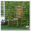 Chaise berçante en bois à haut dossier Outsunny-18122429