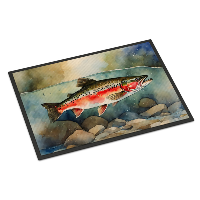 Prescilla Non-Slip Doormat, 18" W x 27" L