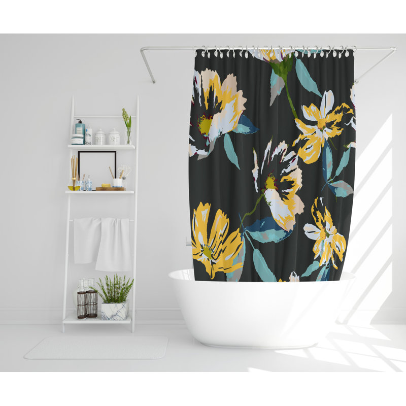 Golightly Polyester Shower Curtain, 177cm H x 177cm W