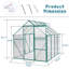 Serre moderne avec toit ajustable et cadre en aluminium durable Solara-117982468-117982465