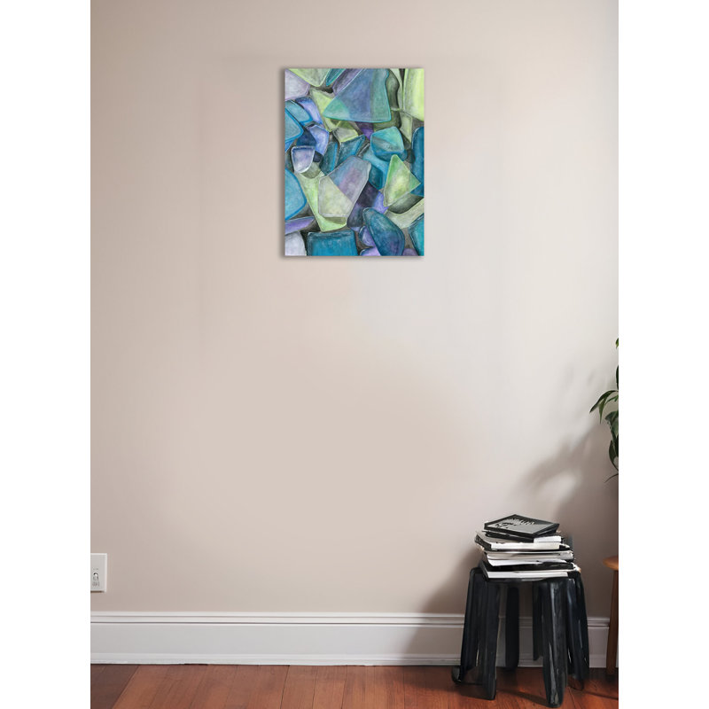 «Seaglass II», reproduction d'impression sur affiche, H 24 po x P 18 po, Toile tendue