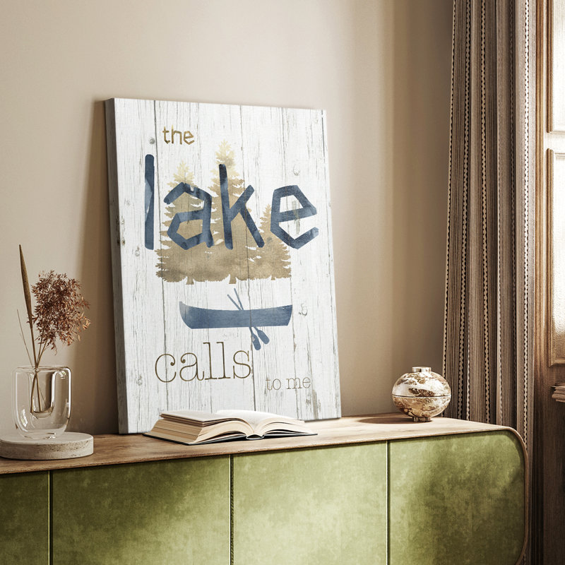 Lake Calls Me - galerie sur mesure, H 27 po x l 18 po