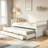 Daybed with  Trundle and Drawers-77361473-77361472