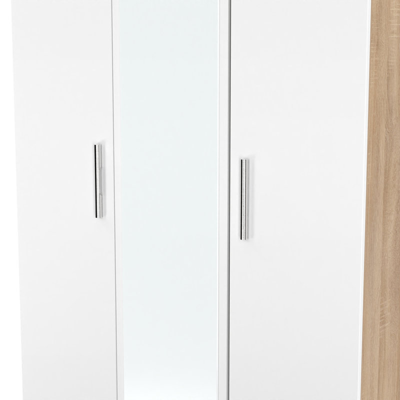 Fully Assembled Contrast 2 Door Wardrobe
